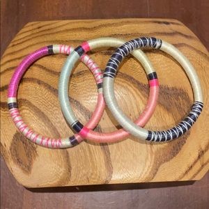 J. Crew Colorful Handmade Bracelet Set
